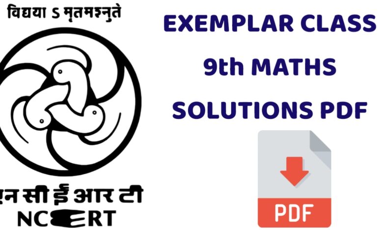 NCERT Exemplar Class 9 Science Solutions with PDF download