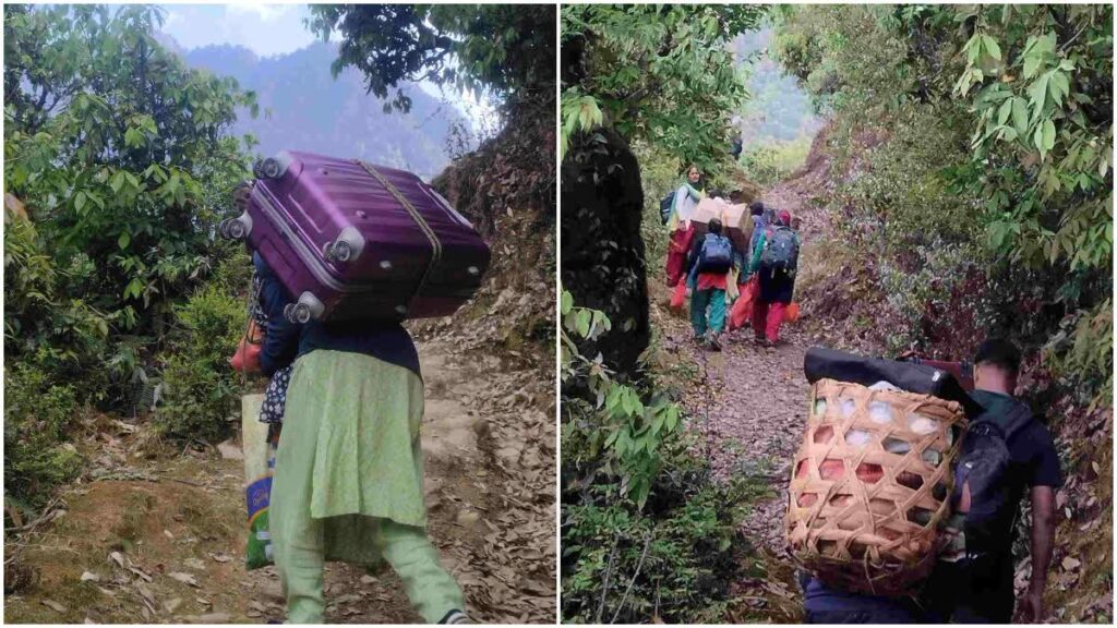 उत्तराखंड: सड़क सुविधा से वंचित ये गांव, नहीं हो पा रही शादी